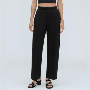 Everlane Black Dream Wide Leg Pants, Size M